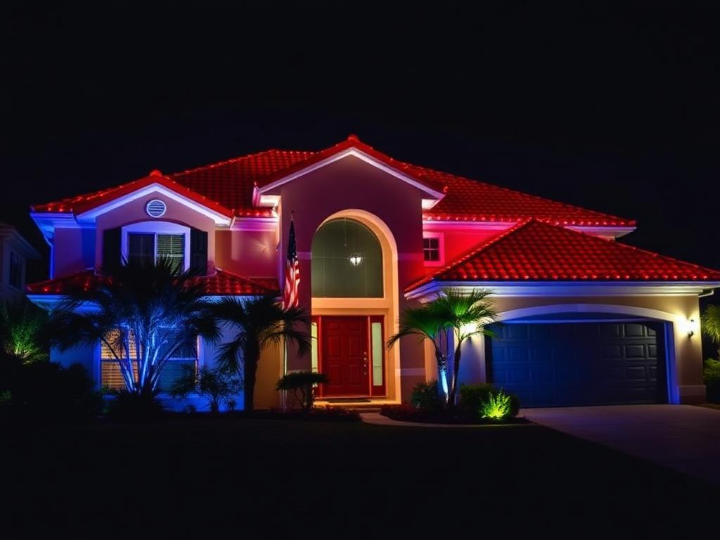 Permanent LED lighting install 4